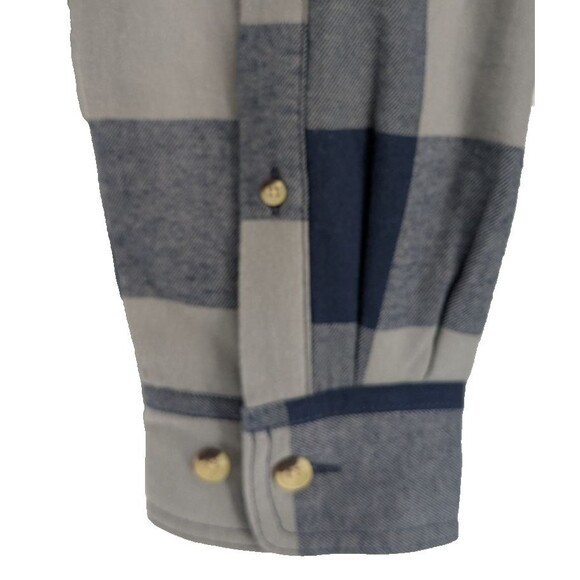 REDHEAD Mens Heavy Cotton Shacket Sz XL Blue Large Check Poly Lining and Filling - Picture 8 of 13